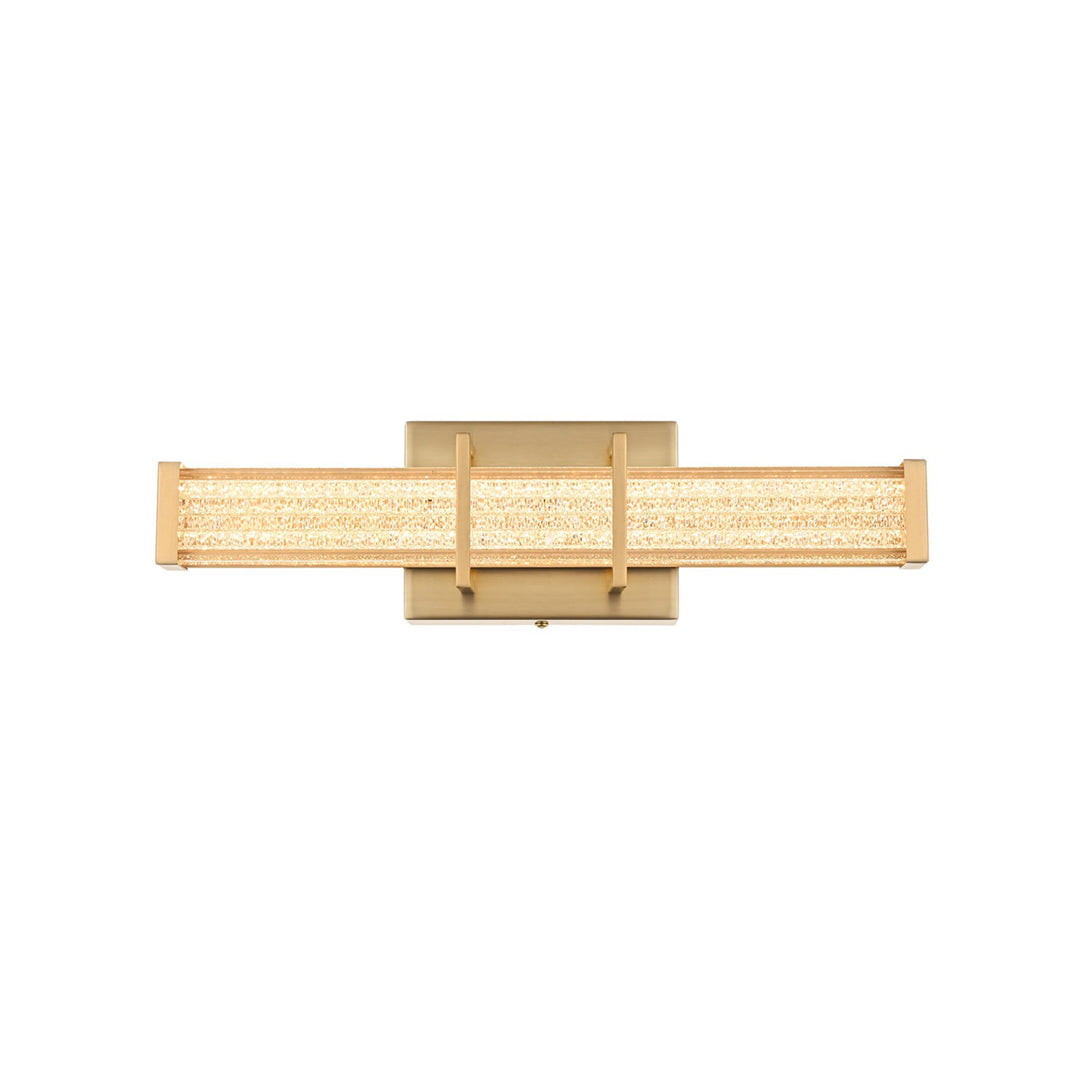 16 Inch Led Wall Sconce In Satin Gold - View 3 - Joshua Marshal