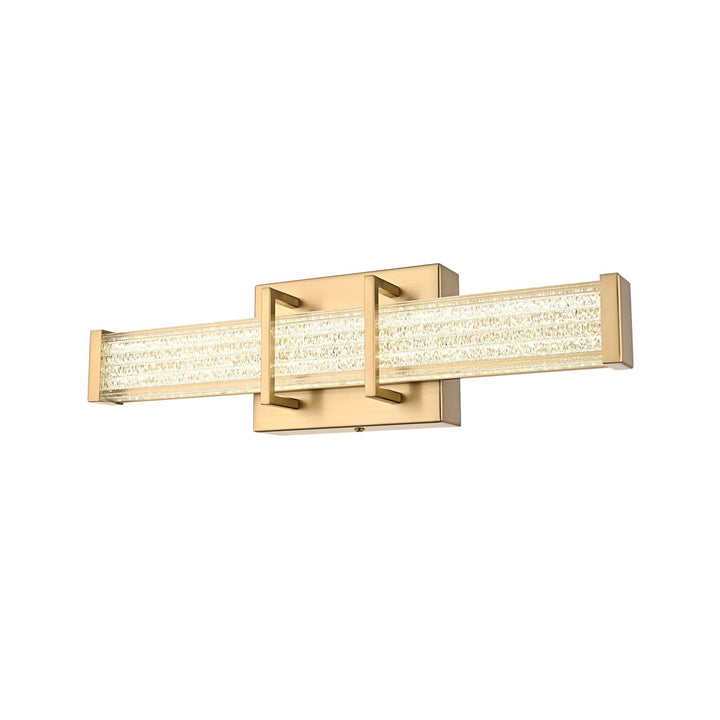 16 Inch Led Wall Sconce In Satin Gold - View 4 - Joshua Marshal