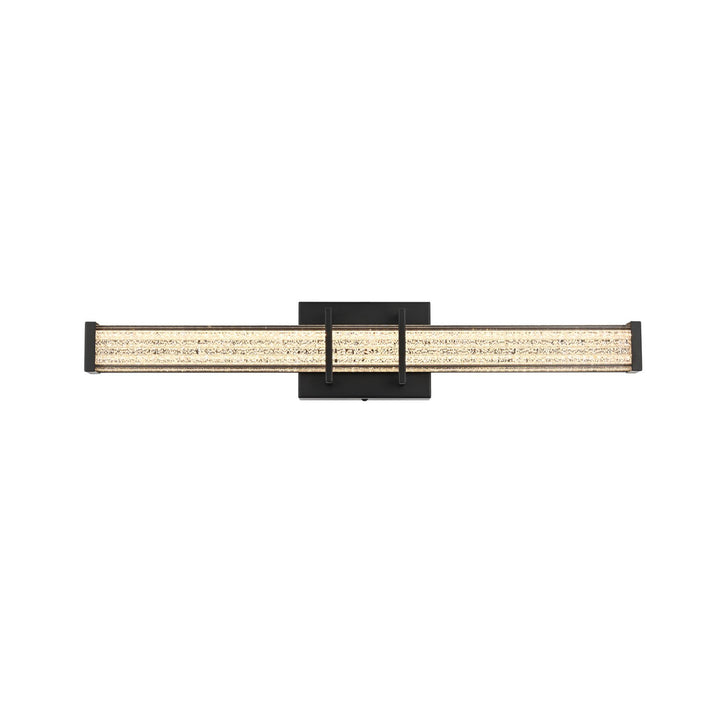 24 Inch Led Wall Sconce In Black - View 3 - Joshua Marshal