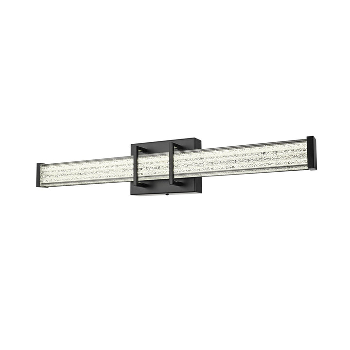 24 Inch Led Wall Sconce In Black - View 4 - Joshua Marshal