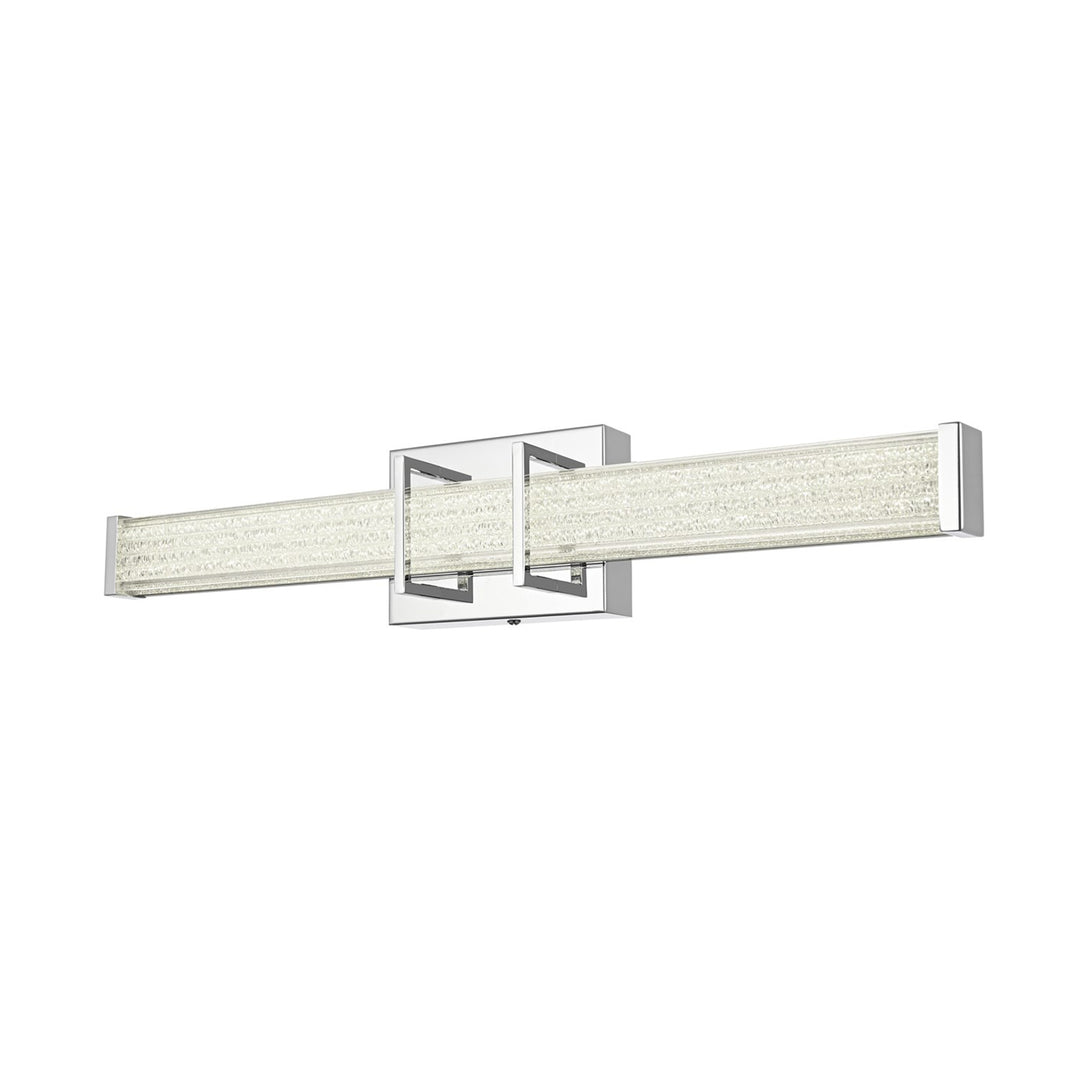 24 Inch Led Wall Sconce In Chrome - View 4 - Joshua Marshal