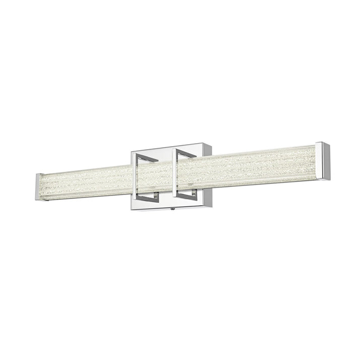 24 Inch Led Wall Sconce In Chrome - View 4 - Joshua Marshal
