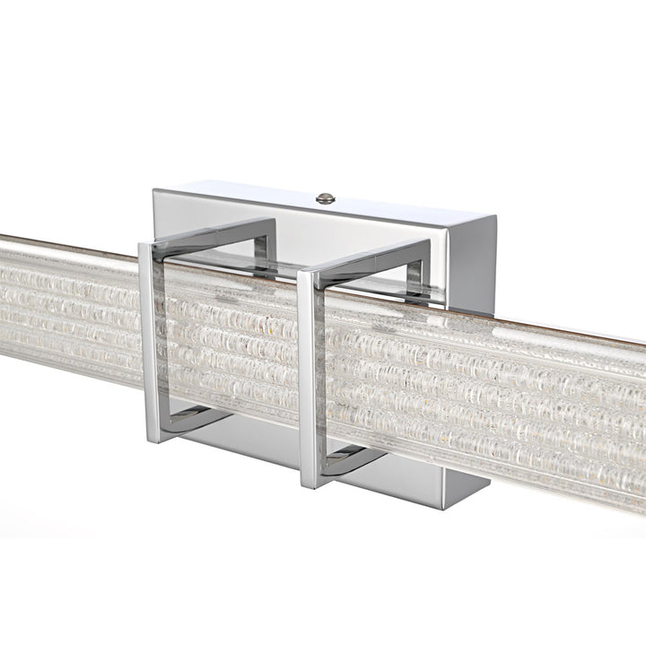 24 Inch Led Wall Sconce In Chrome - View 5 - Joshua Marshal