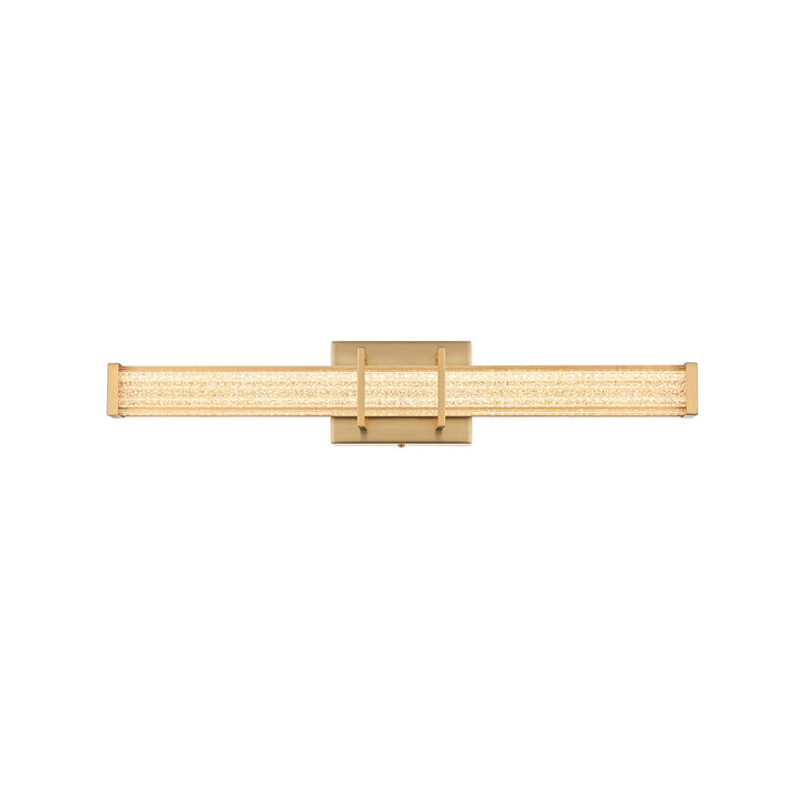 24 Inch Led Wall Sconce In Satin Gold - View 3 - Joshua Marshal