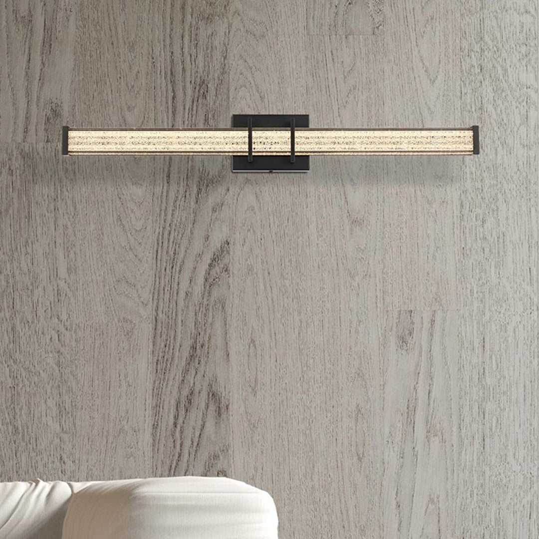 31 Inch Led Wall Sconce In Black Black Finish - LIGHTING by Joshua Marshal
