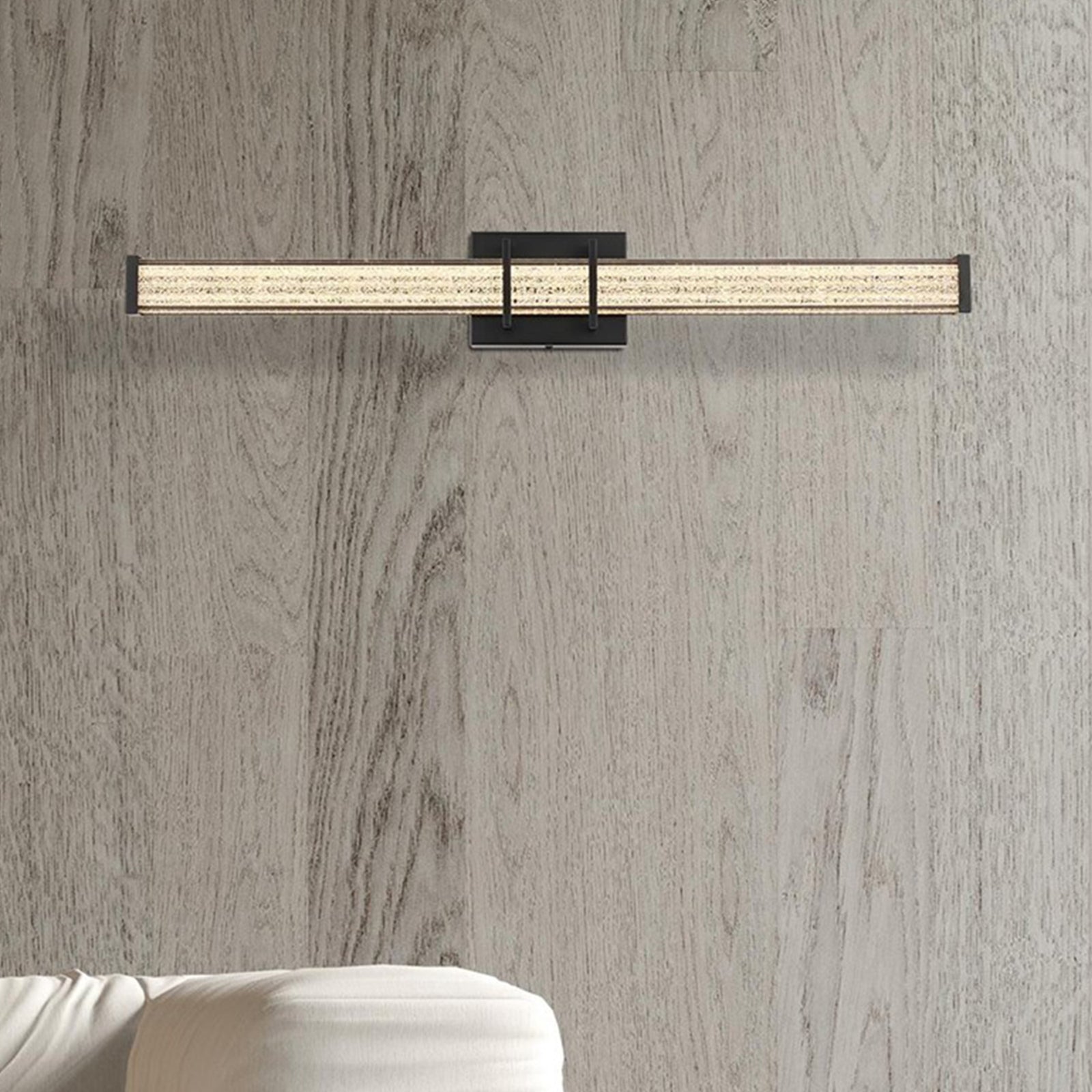 31 Inch Led Wall Sconce In Black Black Finish - LIGHTING by Joshua Marshal