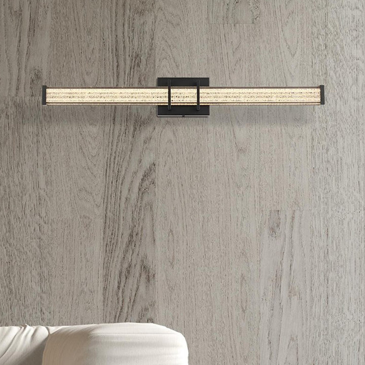 31 Inch Led Wall Sconce In Black Black Finish - LIGHTING by Joshua Marshal