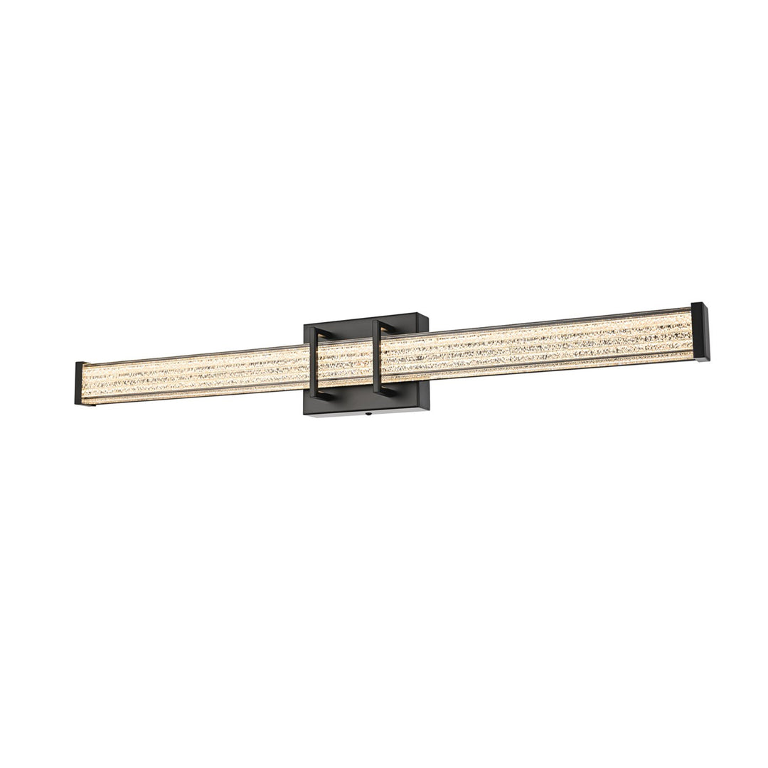 31 Inch Led Wall Sconce In Black - View 3 - Joshua Marshal