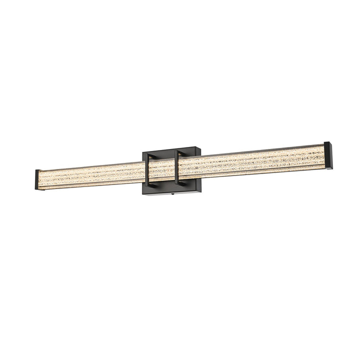 31 Inch Led Wall Sconce In Black - View 3 - Joshua Marshal