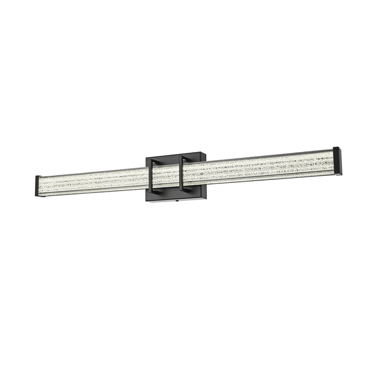 31 Inch Led Wall Sconce In Black - View 4 - Joshua Marshal