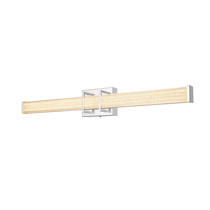 31 Inch Led Wall Sconce In Chrome - View 4 - Joshua Marshal