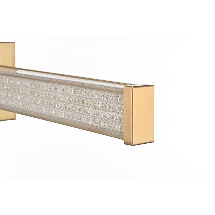 31 Inch Led Wall Sconce In Satin Gold - View 5 - Joshua Marshal