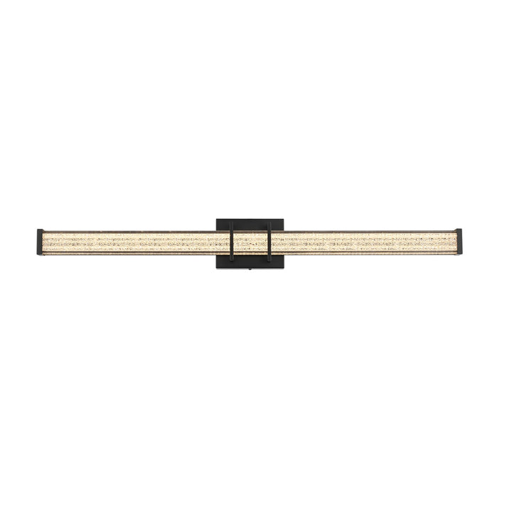 36 Inch Led Wall Sconce In Black - View 3 - Joshua Marshal