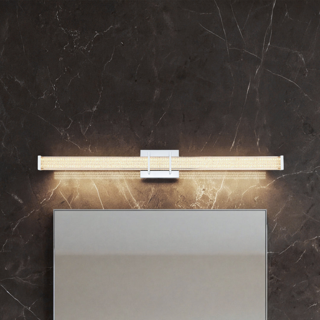 36 Inch Led Wall Sconce In Chrome Chrome Finish - LIGHTING by Joshua Marshal