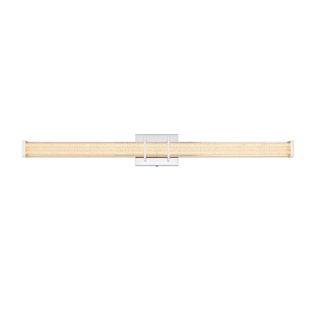36 Inch Led Wall Sconce In Chrome - View 3 - Joshua Marshal