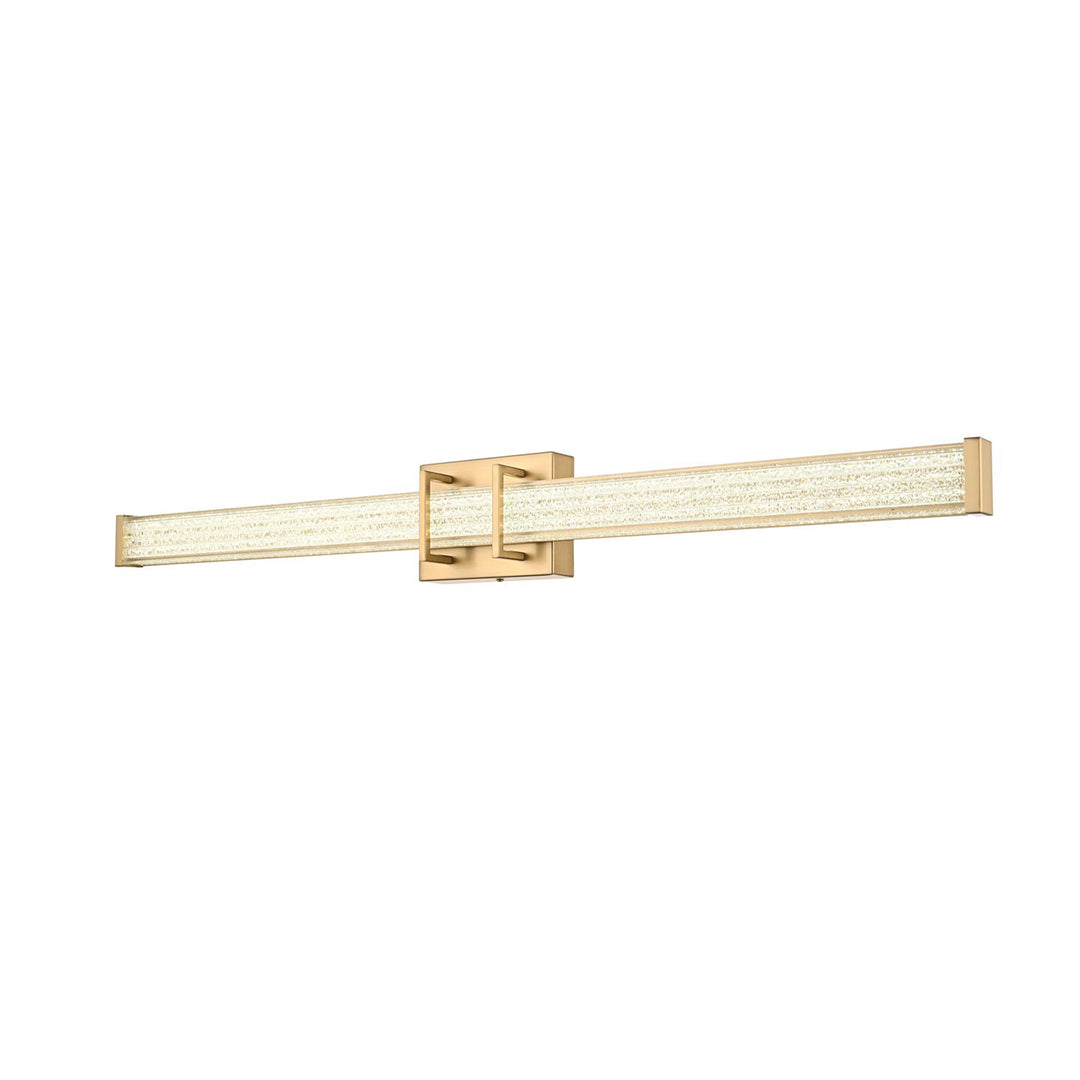 36 Inch Led Wall Sconce In Satin Gold - View 4 - Joshua Marshal