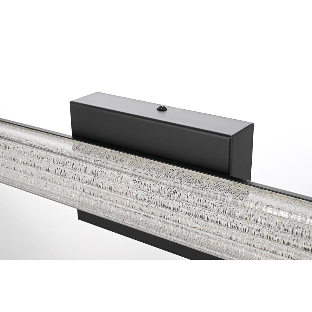 16 Inch Led Wall Sconce In Black - View 5 - Joshua Marshal
