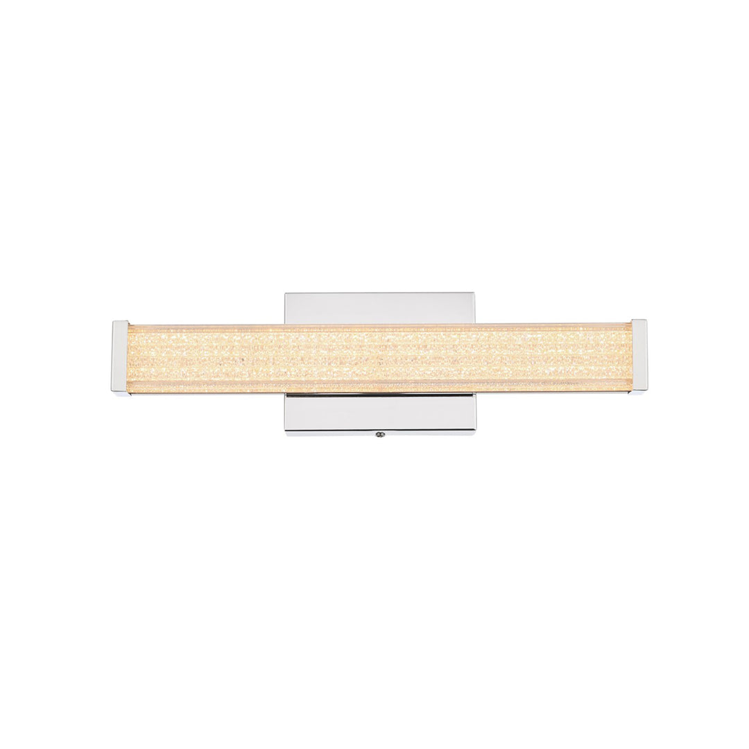 16 Inch Led Wall Sconce In Chrome - View 3 - Joshua Marshal
