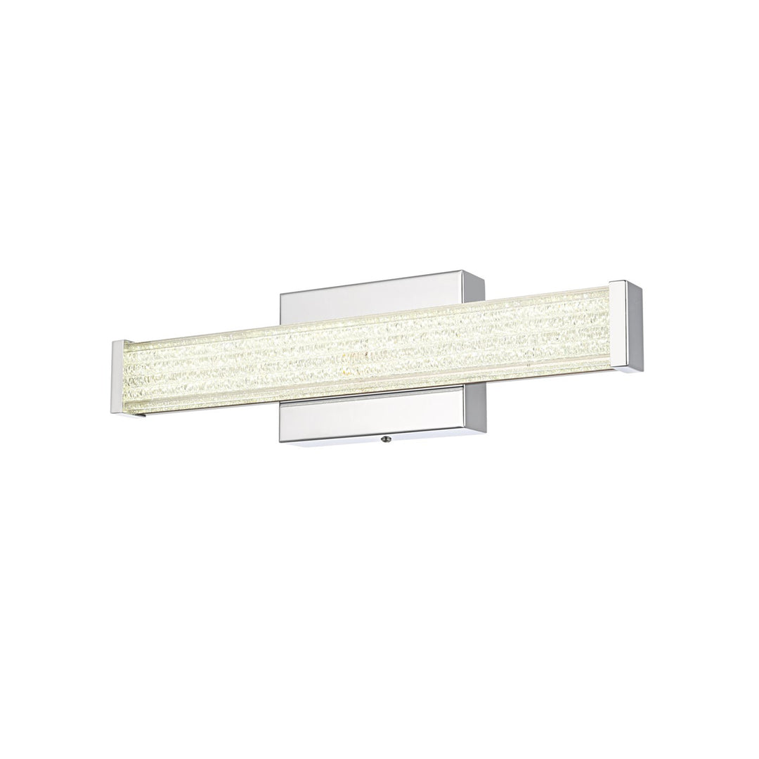 16 Inch Led Wall Sconce In Chrome - View 4 - Joshua Marshal