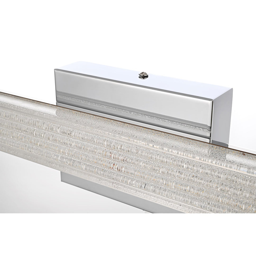 16 Inch Led Wall Sconce In Chrome - View 5 - Joshua Marshal