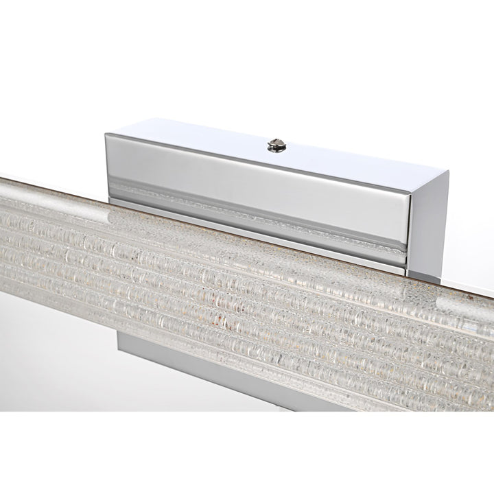 16 Inch Led Wall Sconce In Chrome - View 5 - Joshua Marshal