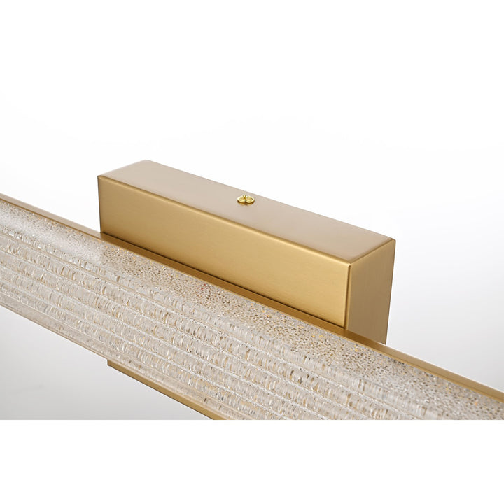 16 Inch Led Wall Sconce In Satin Gold - View 5 - Joshua Marshal