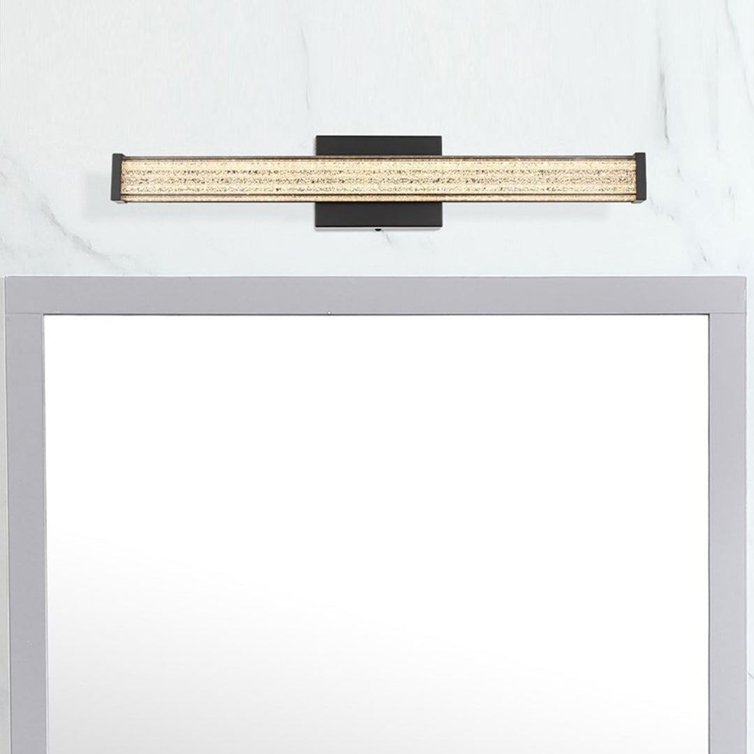 24 Inch Led Wall Sconce In Black Black Finish - LIGHTING by Joshua Marshal