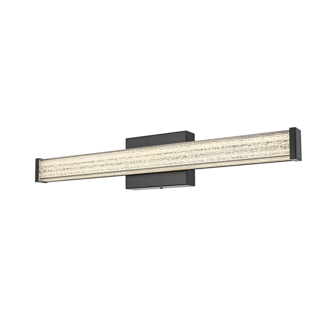 24 Inch Led Wall Sconce In Black - View 3 - Joshua Marshal