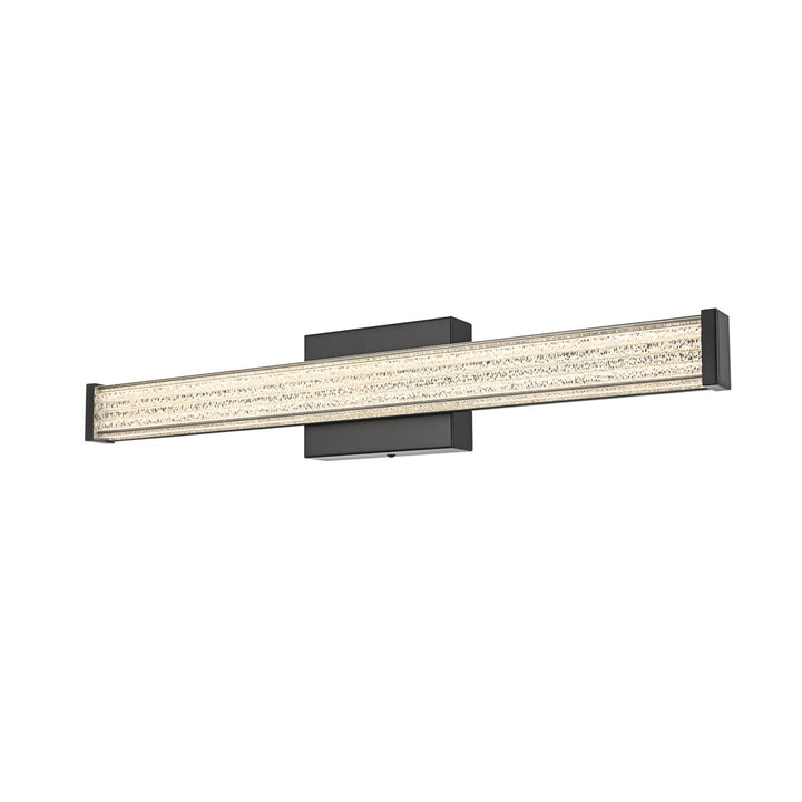 24 Inch Led Wall Sconce In Black - View 3 - Joshua Marshal