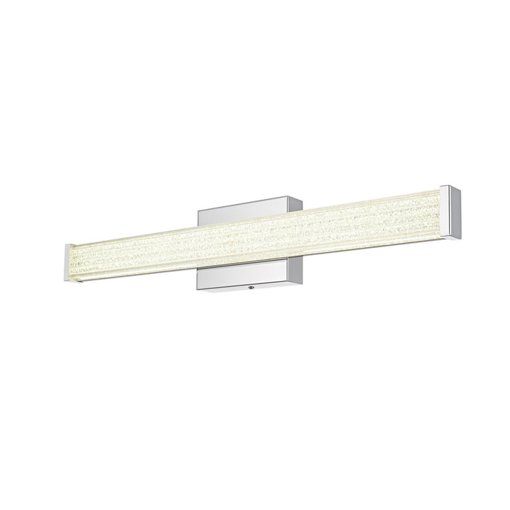 24 Inch Led Wall Sconce In Chrome - View 4 - Joshua Marshal