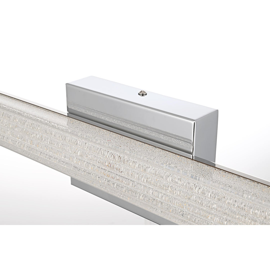 24 Inch Led Wall Sconce In Chrome - View 5 - Joshua Marshal