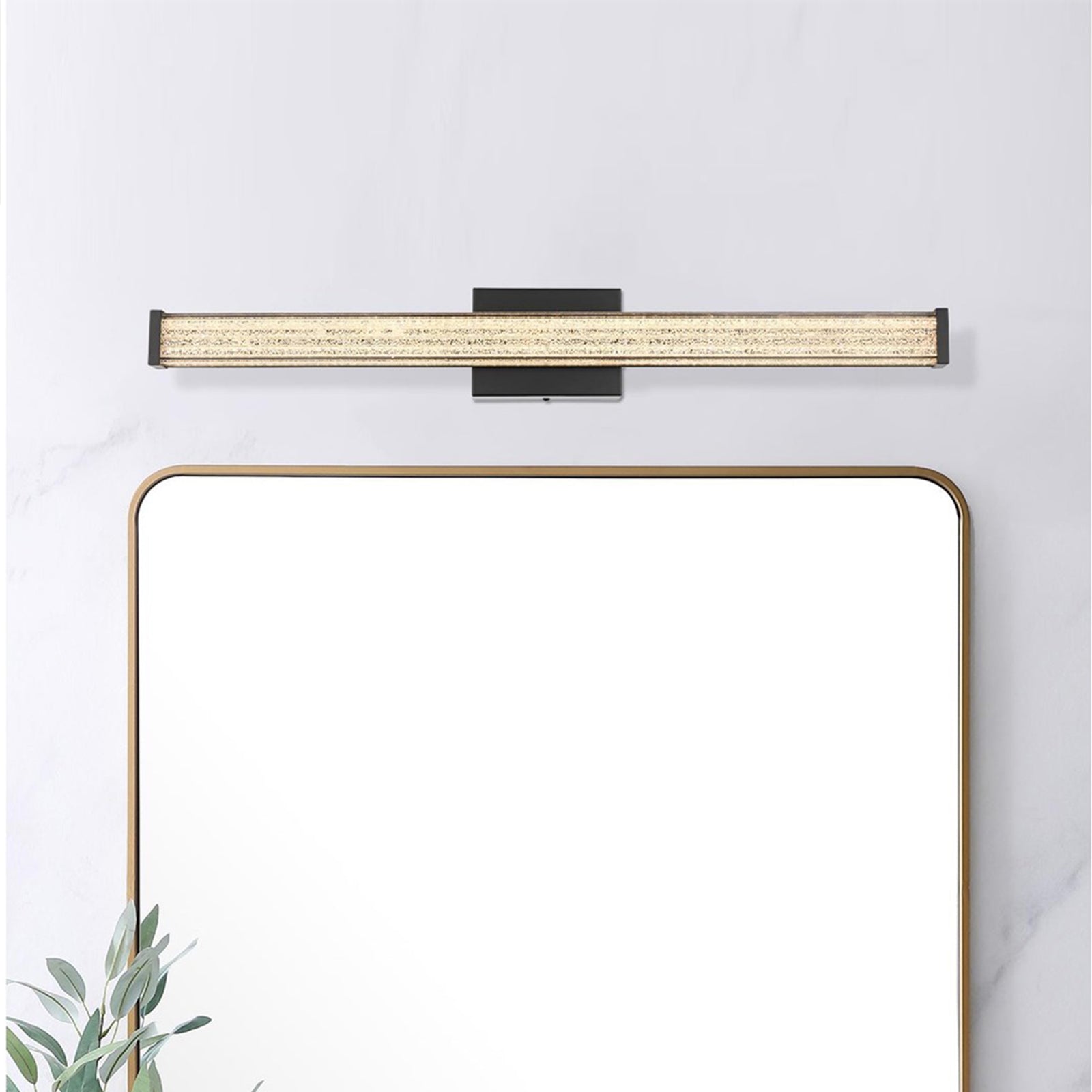 31 Inch Led Wall Sconce In Black Black Finish - LIGHTING by Joshua Marshal