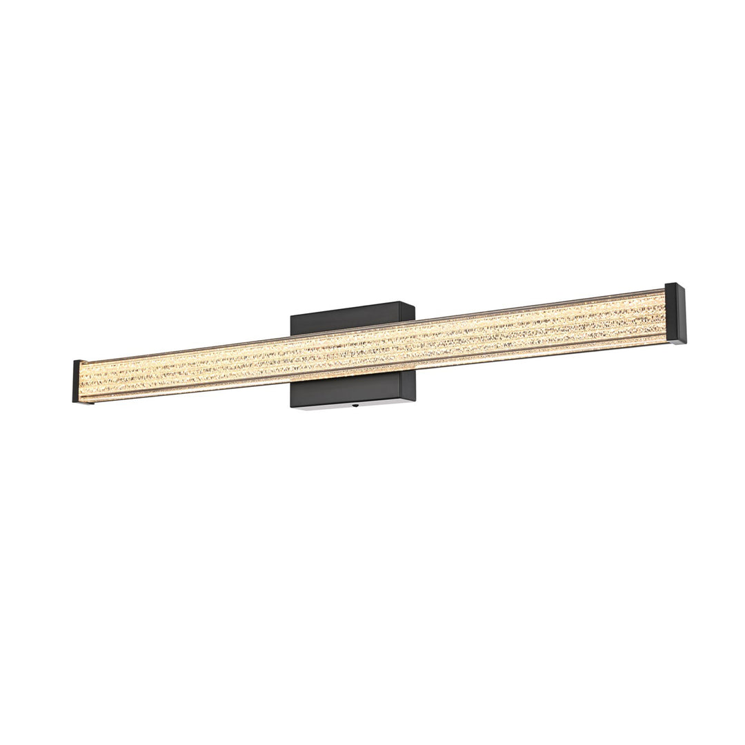 31 Inch Led Wall Sconce In Black - View 3 - Joshua Marshal