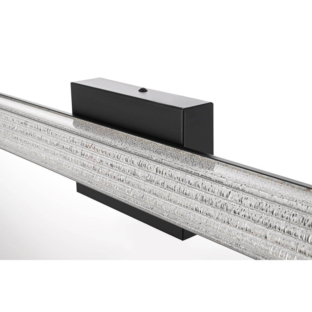 31 Inch Led Wall Sconce In Black - View 5 - Joshua Marshal