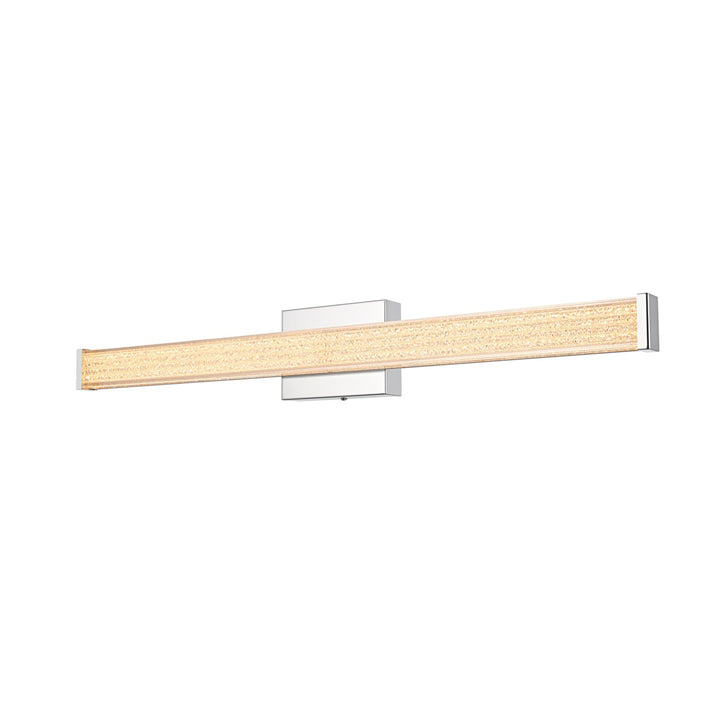31 Inch Led Wall Sconce In Chrome - View 3 - Joshua Marshal