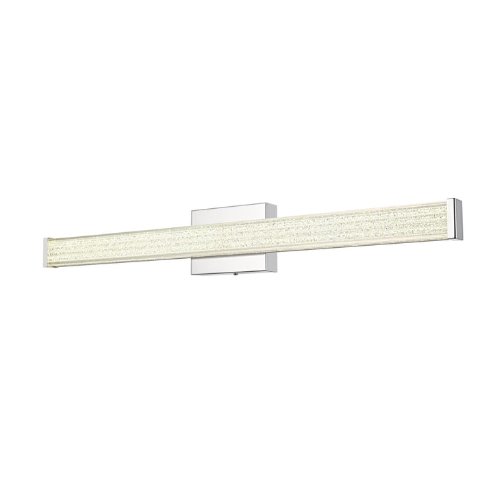 31 Inch Led Wall Sconce In Chrome - View 4 - Joshua Marshal