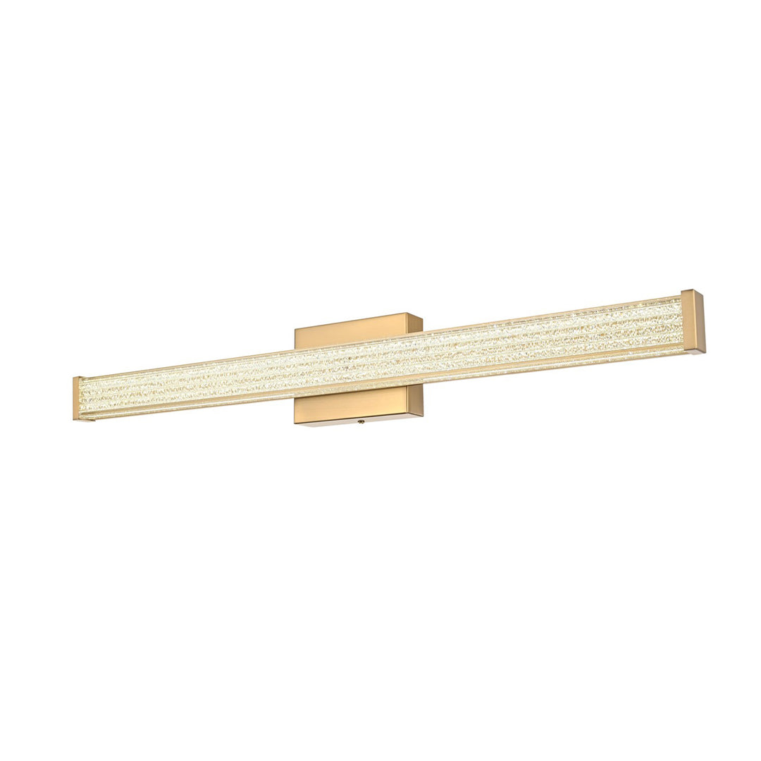 31 Inch Led Wall Sconce In Satin Gold - View 3 - Joshua Marshal