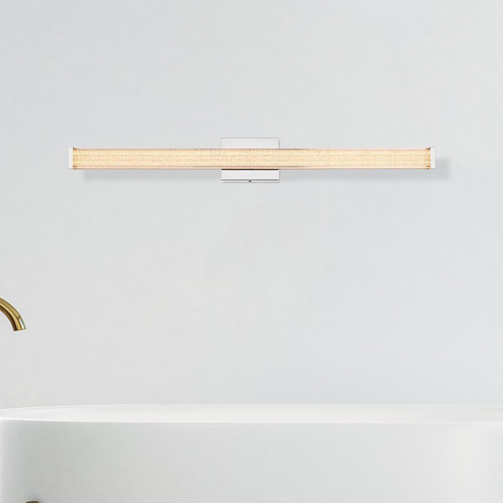 36 Inch Led Wall Sconce In Chrome Chrome Finish - LIGHTING by Joshua Marshal