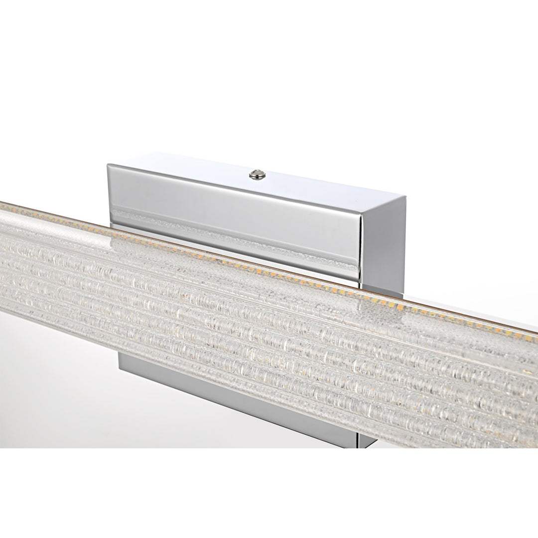 36 Inch Led Wall Sconce In Chrome - View 5 - Joshua Marshal