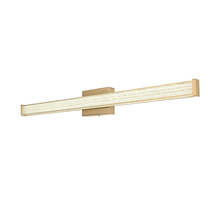 36 Inch Led Wall Sconce In Satin Gold - View 4 - Joshua Marshal