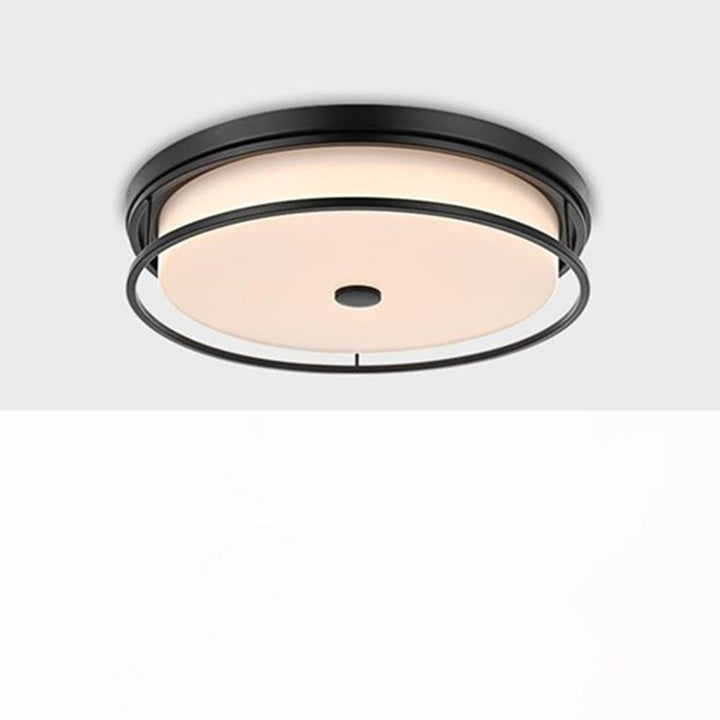 20 Inch Led Flush Mount In Black Black Finish - LIGHTING by Joshua Marshal