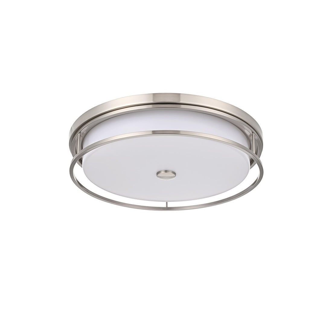 20 Inch Led Flush Mount In Polished Nickel - View 4 - Joshua Marshal