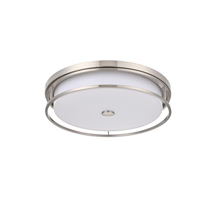 20 Inch Led Flush Mount In Polished Nickel - View 4 - Joshua Marshal