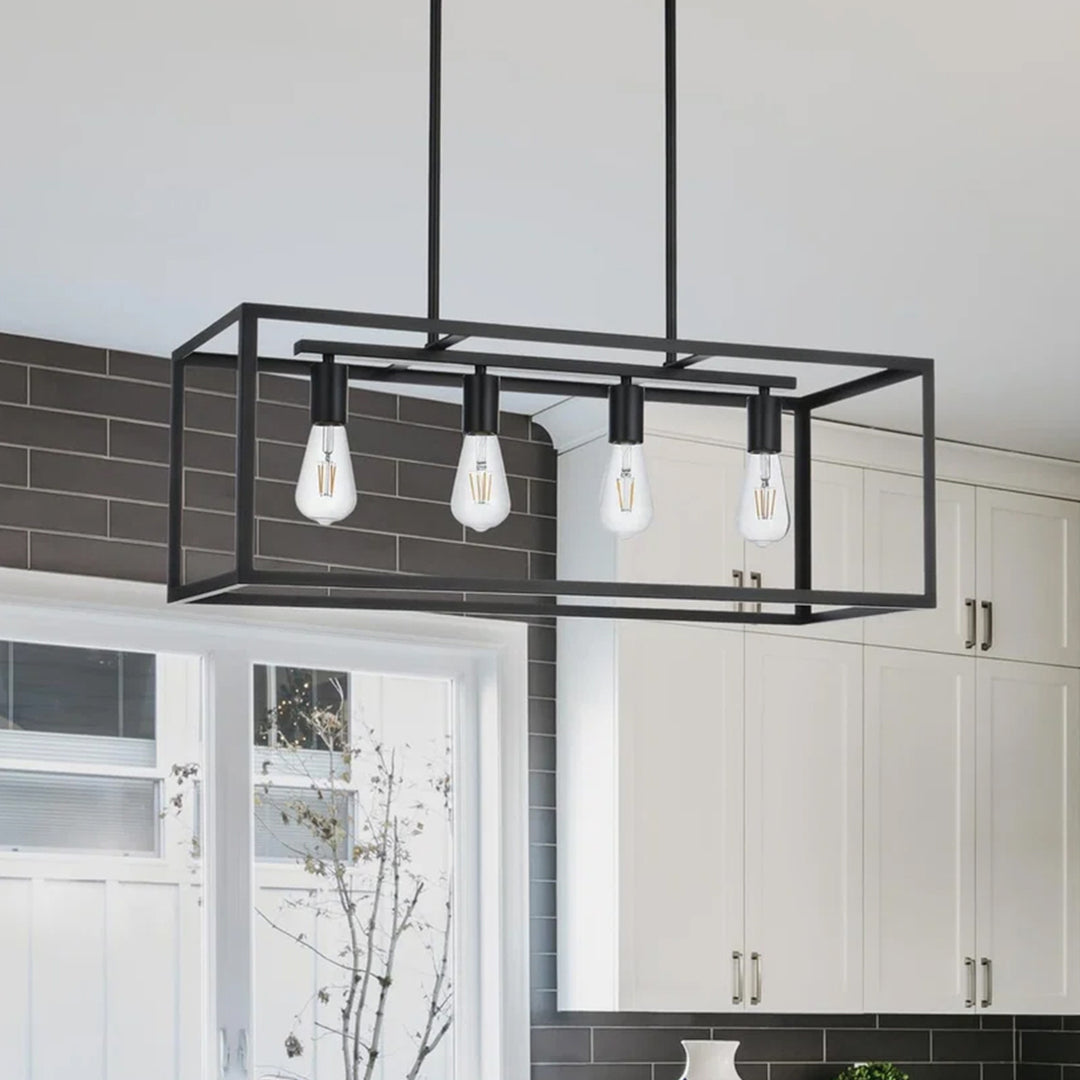 30.5 Inch Pendant In Black Black Finish - LIGHTING by Joshua Marshal