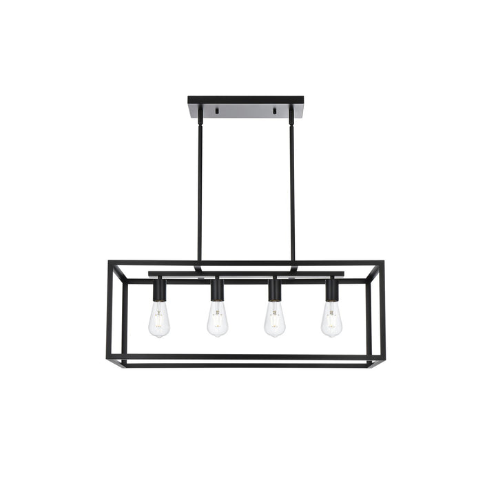 30.5 Inch Pendant In Black - View 3 - Joshua Marshal