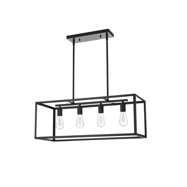 30.5 Inch Pendant In Black - View 4 - Joshua Marshal